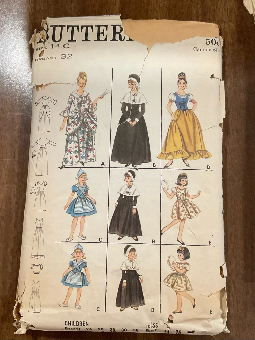 Butterick vintage costume